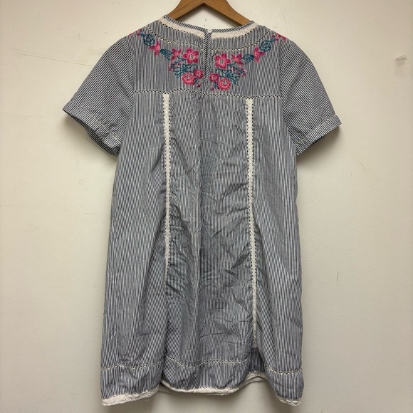 Bungee Floral Embroidered Babydoll Dress - Picture 11 of 12